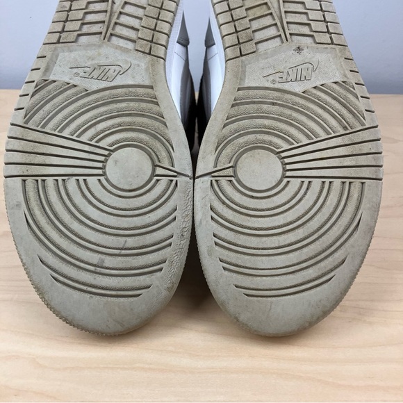 Nike Air Jordan Retro 1 Mid Men’s Size 8.0 College Gray Basketball Shoes Beaters - Picture 11 of 15